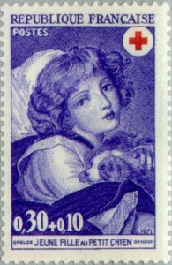 Meisje met klein hondje