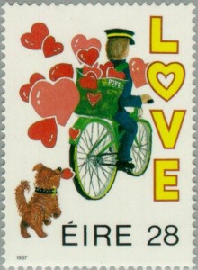 Postbode brengt hartjes