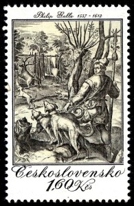 Deer hunt, by Philip Galle