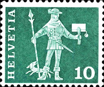 Postbode uit Zwitserland