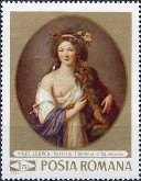 Portret van miss d'Aguesseau